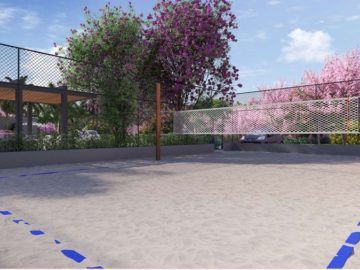 QUADRA DE BEACH E TENNIS E FUTEVLEI