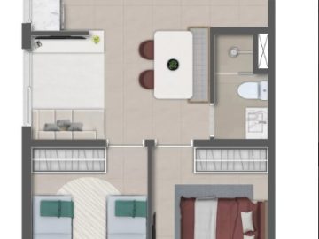 PLANTA TIPO SEM VARANDA